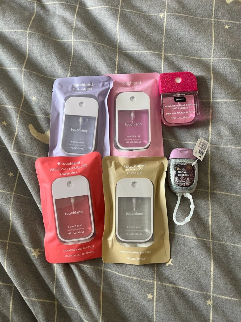 6 Touchland/Pure/BBW Power Mist Hydrating Hand Sanitizers